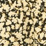black yellow ditsy floral