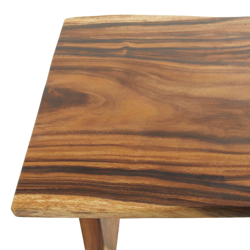 Contemporary Wood Rectangle Coffee Table Brown - Olivia &#38; May, 4 of 26