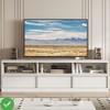 70 inch Mid Century Modern MDF TV Stand for 65 70 75 Inch TVs Industrial Entertainment Center w/ 3 Drawers & Open Shelves - 2 of 4