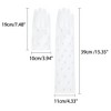 INSPIRE CHIC Women's Pearl Floral Lace Female Polka Point Finger Length Arm Sleeves Gloves 1 Pair - 2 of 4