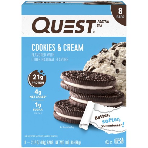 Quest Nutrition 15g Protein Cookie - Chocolate Chip Cookie - 8ct