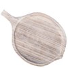Vintiquewise Wood Pizza Peel Leaf Shape Serving Tray Display Tray Charger - 4 of 4