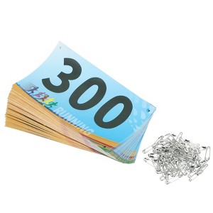 Unique Bargains Tearproof Sports Game Basketball Running Bib Competitor Numbers - 1 of 4