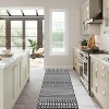 Washable Geometric Area Rug, Non-Slip Low Pile Foldable Stain-Resistant Floor Cover for Living Room Bedroom Dining Room - 3 of 4