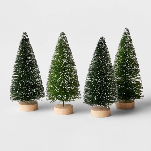 Mini Bottle Brush Christmas Tree Filler Set - Threshold™ : Target