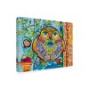 Trademark Fine Art -Oxana Ziaka 'Judaica Folk Owl' Canvas Art - 4 of 4