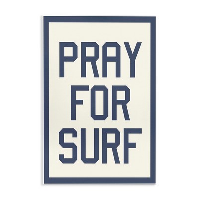 Stupell Industries Pray for Surf Phrase, 10" x 15"