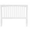 AFI Furnishings Orleans Full Sleigh Solid Wood Slat Headboard in White - 3 of 4