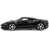 Ferrari 296 GTB Nero Daytona Black 1/64 Diecast Model Car by BBR - 2 of 4