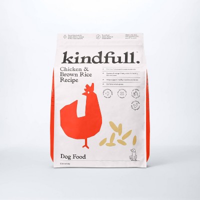 Chicken and Brown Rice Recipe Dry Dog Food - 23lbs - Kindfull™