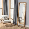 71" Standing Wood Framed Mirror Natural - Hearth & Hand™ with Magnolia: Tall, Full Body Reflection, No Assembly - 2 of 4