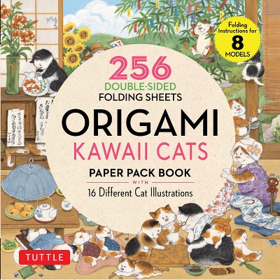 Origami Kawaii Cats Paper Pack Book - by  Tuttle Studio (Paperback)
