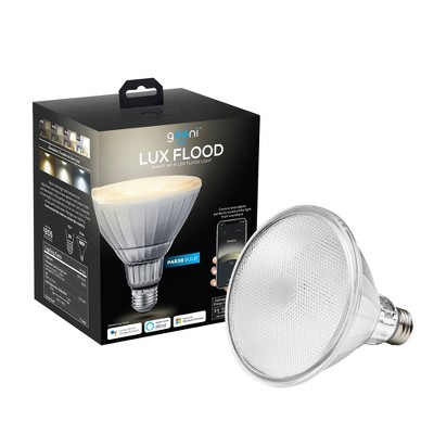 LUX FLOOD Smart Wi-Fi LED Flood Light Bulb White - Geeni