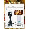 FAAYFIAN 8 ft 20-LED Battery Operated Mini Christmas String Lights, Warm White Indoor Fairy Lights - 4 of 4