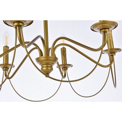 Westley Brass 6-Light Indoor/Outdoor Metal Pendant