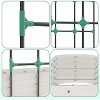 Expandable Arch Trellis Raised Bed Kit - 95" Metal Garden System w/Vertical Netting & Drainage for Plants - 4 of 4