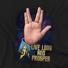 Star Trek Llap 50 Adult T-Shirt Black - 2 of 4