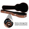 Yescom AW Les Paul Electric Guitar Hard Case for Gibson Les Paul Guitars LP Style Guitar Hard-Shell Bulge Surface Lockable Brown - 4 of 4