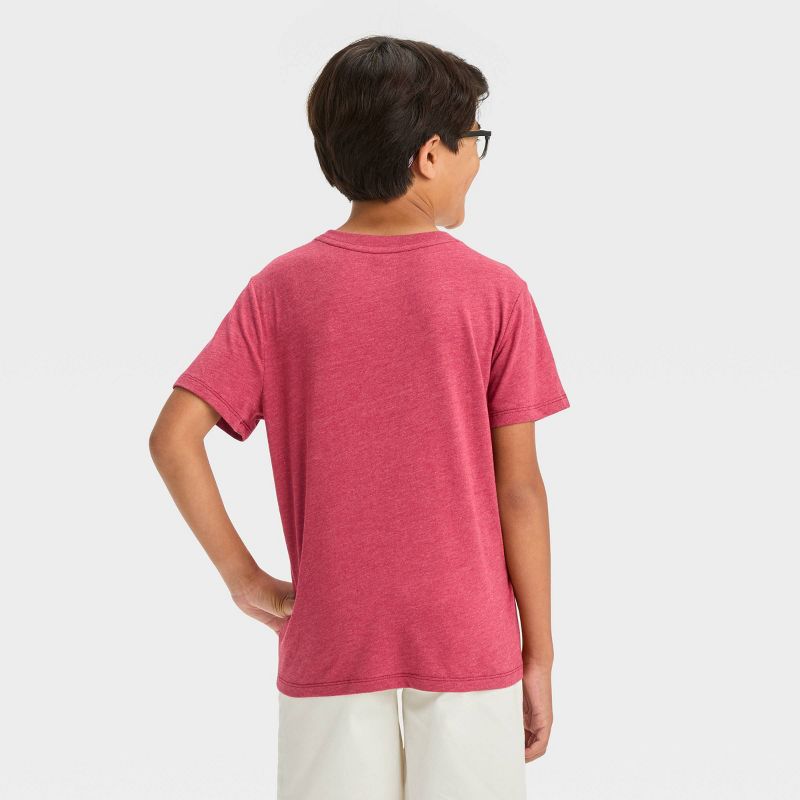Boys' Short Sleeve 'Burger Run Champion' Graphic T-Shirt - Cat & Jack™ Red, 4 of 5