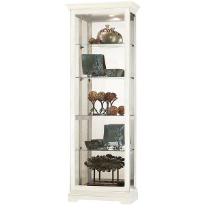 Howard Miller 680674 Brantley Iv Curio Cabinet 680674 Aged Linen - 1 of 2