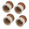 Saro Lifestyle Earthy Tones Rattan Napkin Ring (Set of 4), Brown - 2 of 4