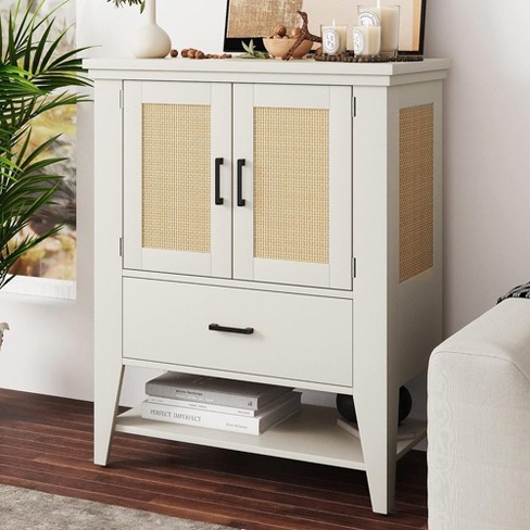 Off white deals accent cabinet