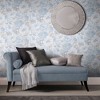 Chelsea Sky Light Blue Floral Paste the Wall Wallpaper - image 2 of 4