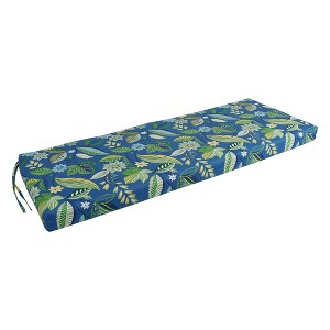 Blazing Needles, 51-inch by 19-inch Patterned Outdoor Spun Polyester Loveseat Cushion - 1 of 3