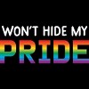 Adult Design By Humans Won't Hide My Pride Rainbow By machmigo Tank Top - 2 of 2