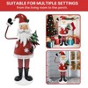 Rbied 47.5 in. H Classic Metal Santa Claus Ornament for Indoor Outdoor Christmas Standing Decor (1-Pack) - 4 of 4
