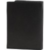 Jack Abrahams - Jack Abrahams Goat Nappa Leather Tri-Fold Wallet Black/Cognac - 2 of 4