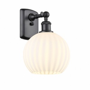 White Venetian - 1 Light Wall Sconce In Modern Style-11 Inches Tall and 8 Inches Wide - 1 of 1