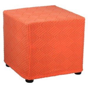 Unique Bargains Polyester Rectangular Stretchy Elastic Stool Cover Small Fit Length 14"-17" - 1 of 4