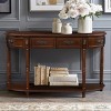 52" Retro Console Table with Solid Wood Frame, 2 Drawers and Open Shelf,Entryway or Sofa Table for Hallway or Living Room-Maison Boucle - 2 of 4
