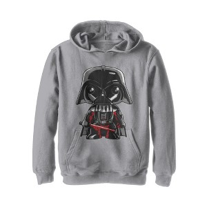 Boy's Star Wars Darth VaderCute Cartoon Pull Over Hoodie - 1 of 3