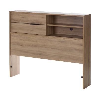 HomeStock Laminated Particleboard Twin Kids Headboard with Storage