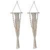 Aoibox Macrame Plant Hangers - Handmade Hemp Rope Hanging Baskets for Indoor Plants, Bohemian Home Decor with Ceiling Hooks - 2 of 4