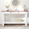 Coucheta 54-Inch Farmhouse Console Table with 2 Drawers, Wooden Entryway Table with Storage Shelf, Sofa Table for Living Room Hallway - 4 of 4