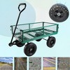 Solid wheels Tools cart Wagon Cart Garden cart trucks - 2 of 4