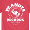 Boys' - Peanuts - Records Snoopy Vinyl Short Sleeve Graphic T-Shirt - 2 of 4