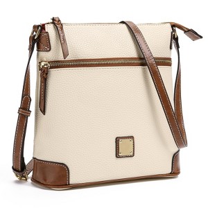 Generic Crossbody Bags for Women Multi Zipper Pockets Shoulder Handbags Lightweight Medium Travel Purse - 1 of 4