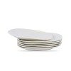 Stone lain Delilah Salad Plate 6-Piece Dish Set, Porcelain, Cream, 6 Salad Plates - 2 of 4