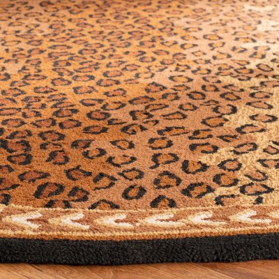 Chelsea HK15 Handmade Runner Rug - 2'6"x16' - Black/Brown - Safavieh