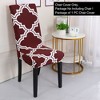 PiccoCasa Stool Stretch Spandex Short Dining Chair Slipcovers - 2 of 4