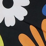 colorful, black