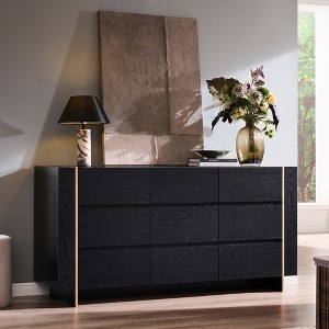 60 black dresser 6 Drawer Dresser, 60