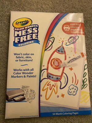 Crayola Fairytales, Mess Free Pages & Markers Color Wonder, 23 Piece Set