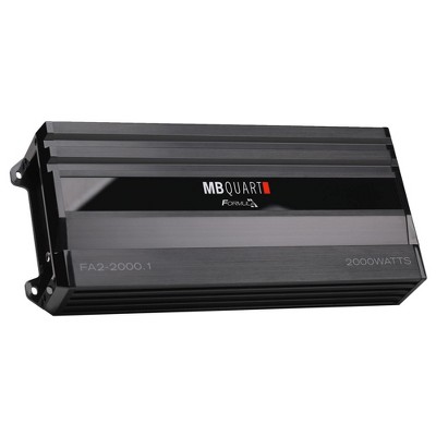 MB Quart FA2-2000.1 FORMULA 2000 Watt Amplifier 1 Ohm Stable Mono Car Audio Amplifier