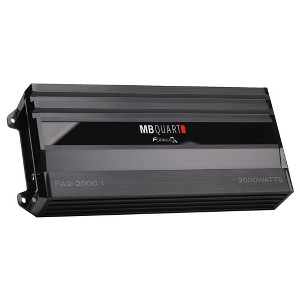 MB Quart FA2-2000.1 FORMULA 2000 Watt Amplifier 1 Ohm Stable Mono Car Audio Amplifier - 1 of 4