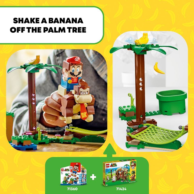 LEGO Super Mario Donkey Kong Tree House Expansion Set Buildable Game 71424, 6 of 8